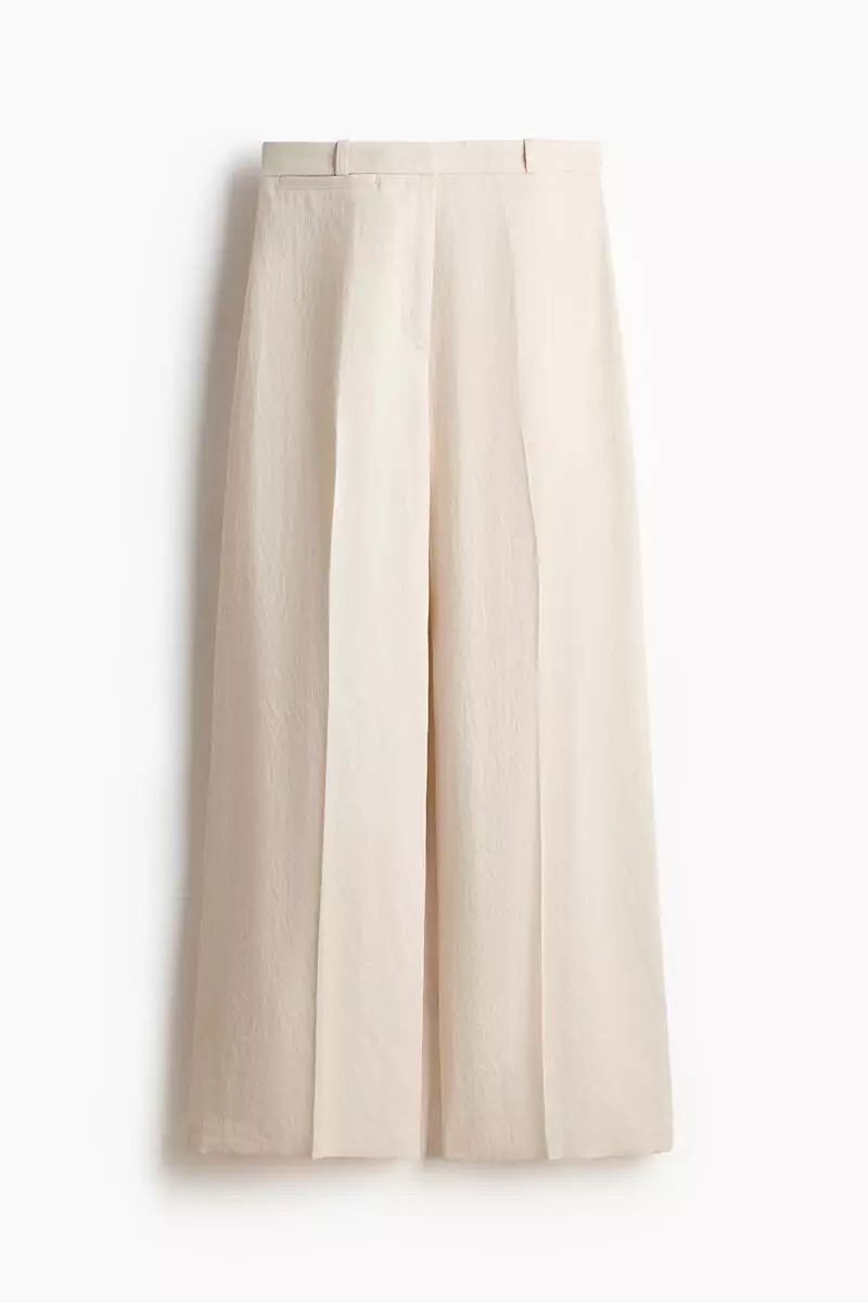 Wide tailored trousers