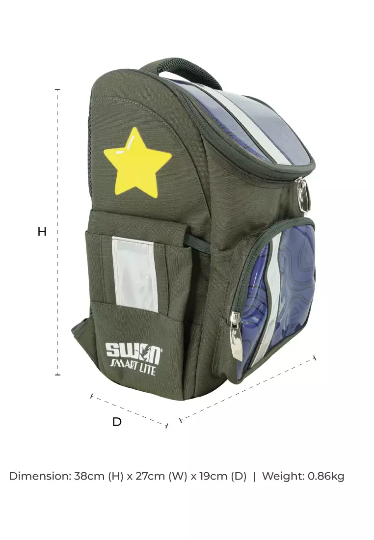 Buy Swan Swan Smart Lite 2 School Bag With Spinal Protection Back