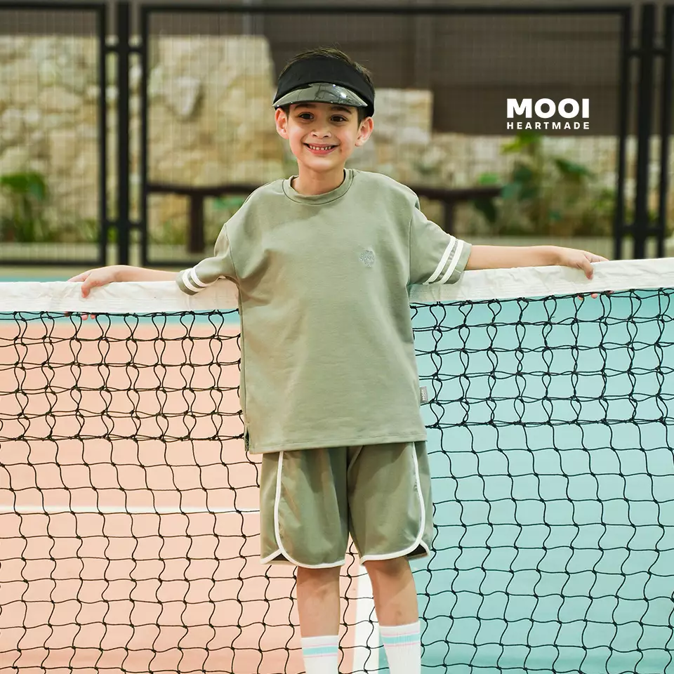 Mooi Kaos Anak Laki - Laki Hunter Top - Black