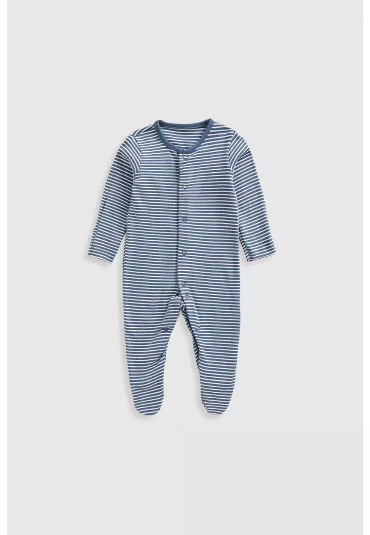 Bear Baby Sleepsuits - 3 Pack