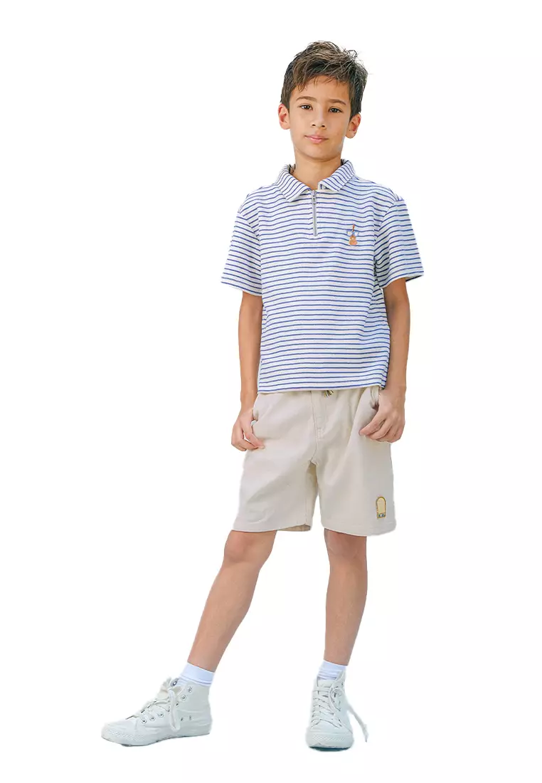 Cosmo Bermuda Shorts With Embroidered Patch