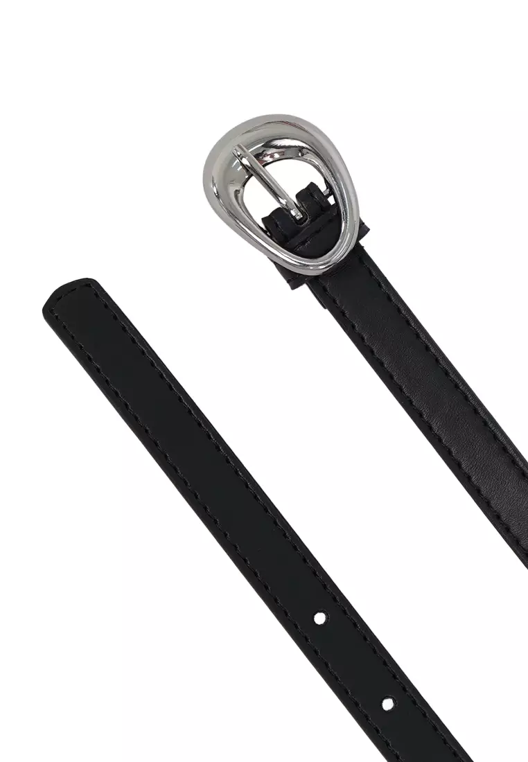 Jual COLORBOX Black Leather Belt Original 2026 | ZALORA Indonesia