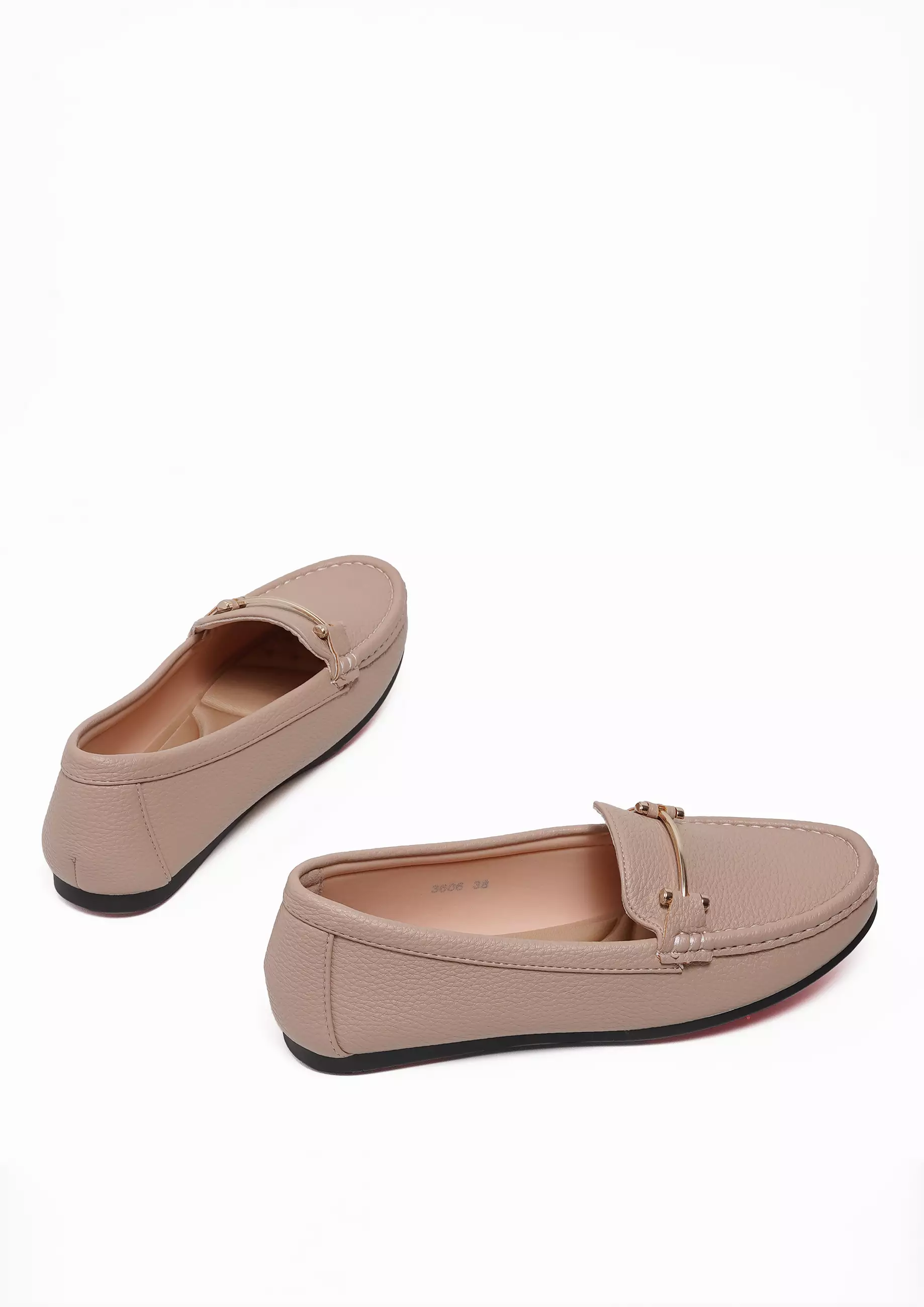VIVI NICI - Deanna Sepatu Flatshoes Kerja Wanita Soft Pink