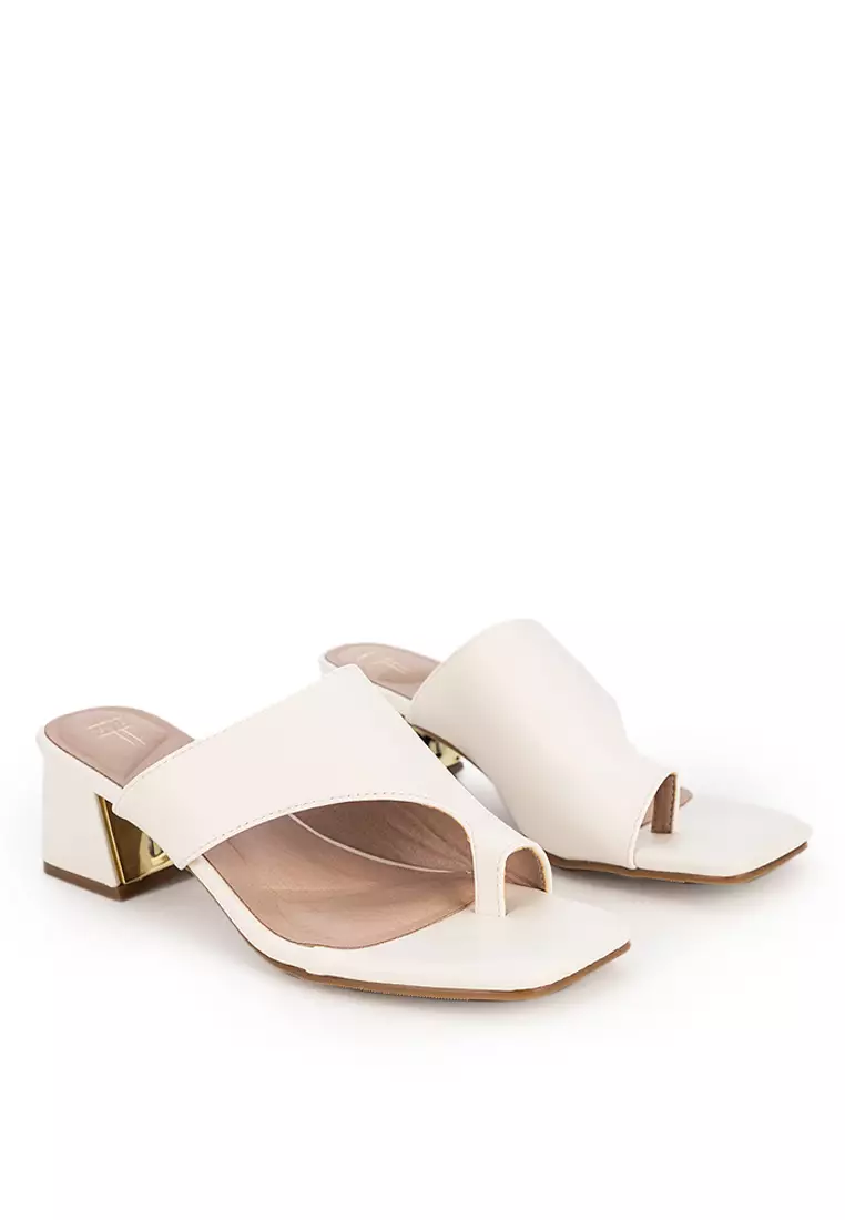 Buy Unlisted Mila Slides Heels 2024 Online | ZALORA Philippines