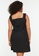 Trendyol black Plus Size Square Collar Dress 44098AA89FA1C2GS_2