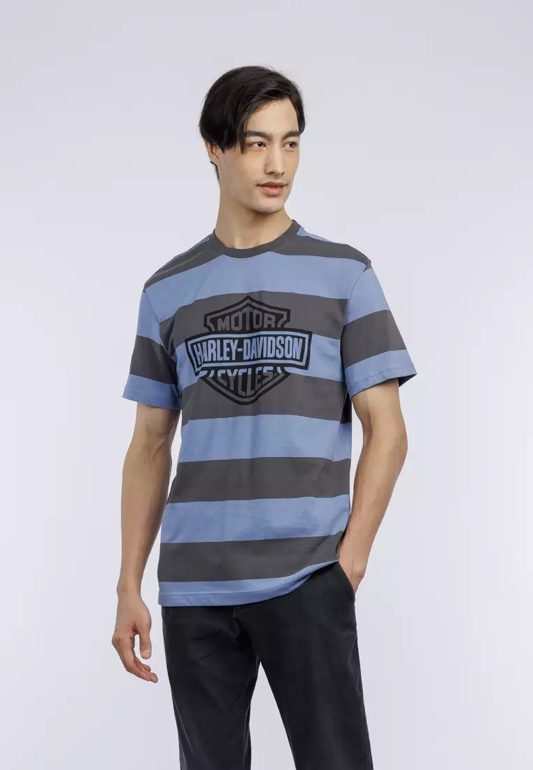Harley-Davidson Bar & Shield Striped Tee