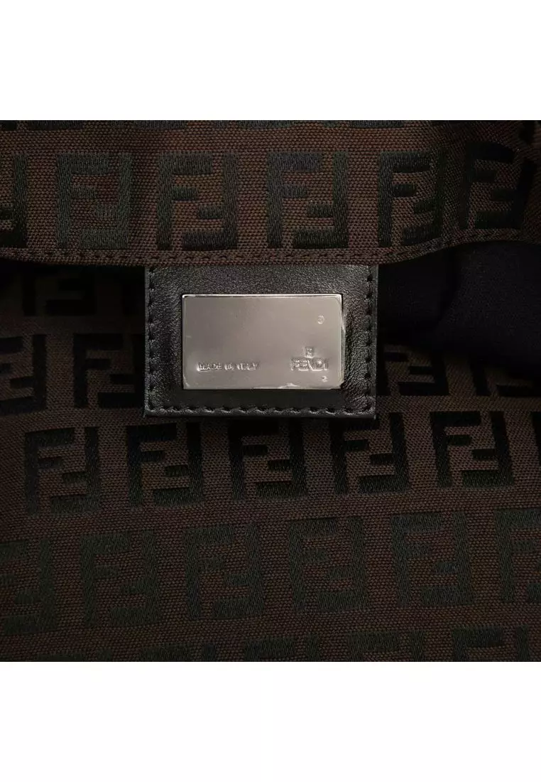 Pre-Loved Fendi Zucchino Canvas Tote