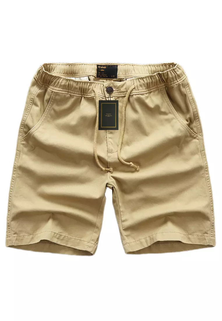 Twenty Eight Shoes Elastic Drawstring Waist Cargo Shorts QZZ207