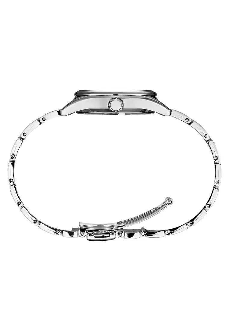 Seiko Quartz Sapphire Crystal Glass Silver Stainless Steel - Jam Tangan Analog Wanita - SUR633P1