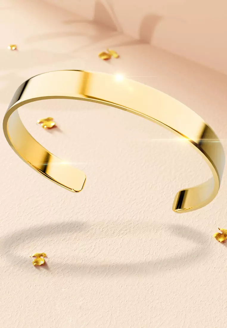 Avenue Classic Cuff Bangle Gold