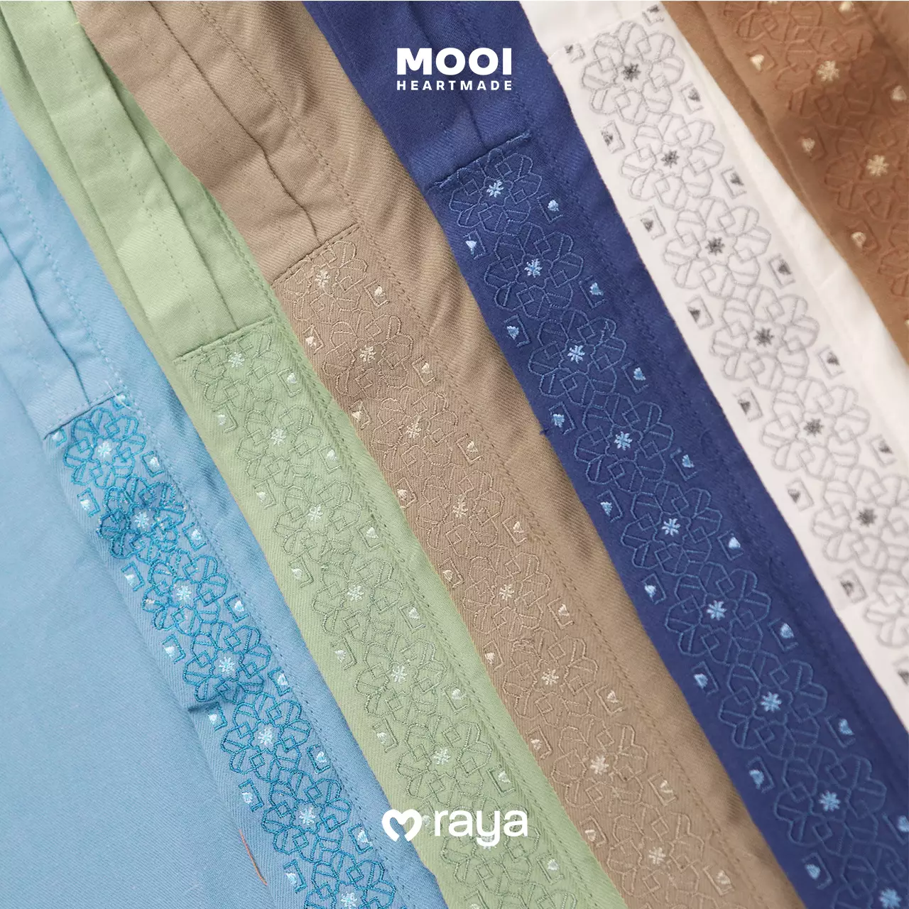 Mooi Atasan Pria Kemeja Pria Raya Collection Haneef Koko - Classic Blue