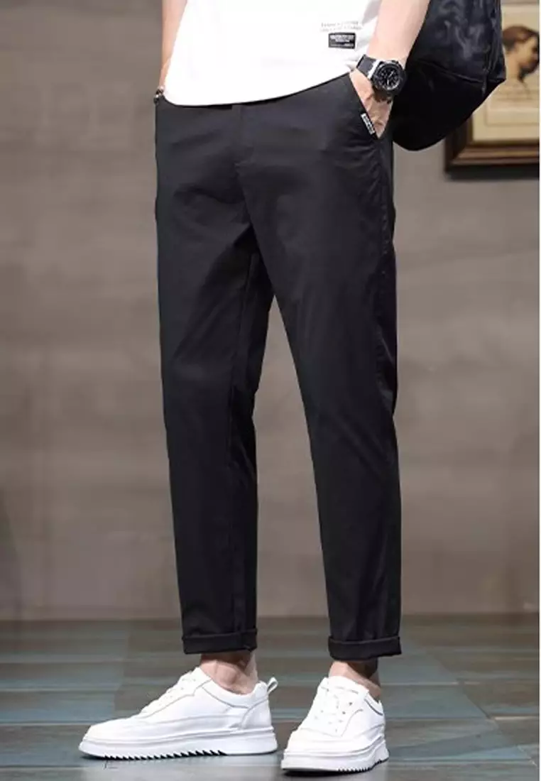 Elasticated Waist Slim Pants