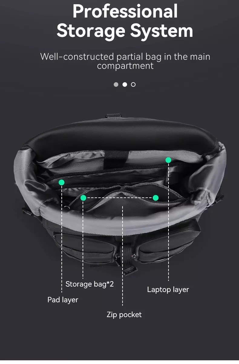 Mark Ryden MR9779 Tas Ransel Backpack Laptop Travel Waterproof 17 Inc - BLACK