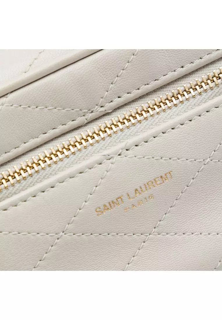 Pre-Loved Saint Laurent Mini Quilted Lambskin Gaby Vanity Bag