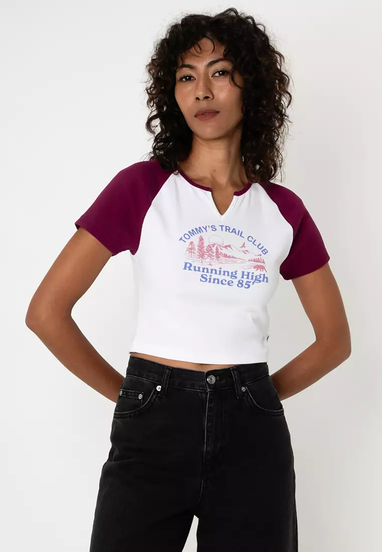 Crop Shirt Crop Top Tommy Jeans Buy Tommy Hilfiger Prep Explorer
