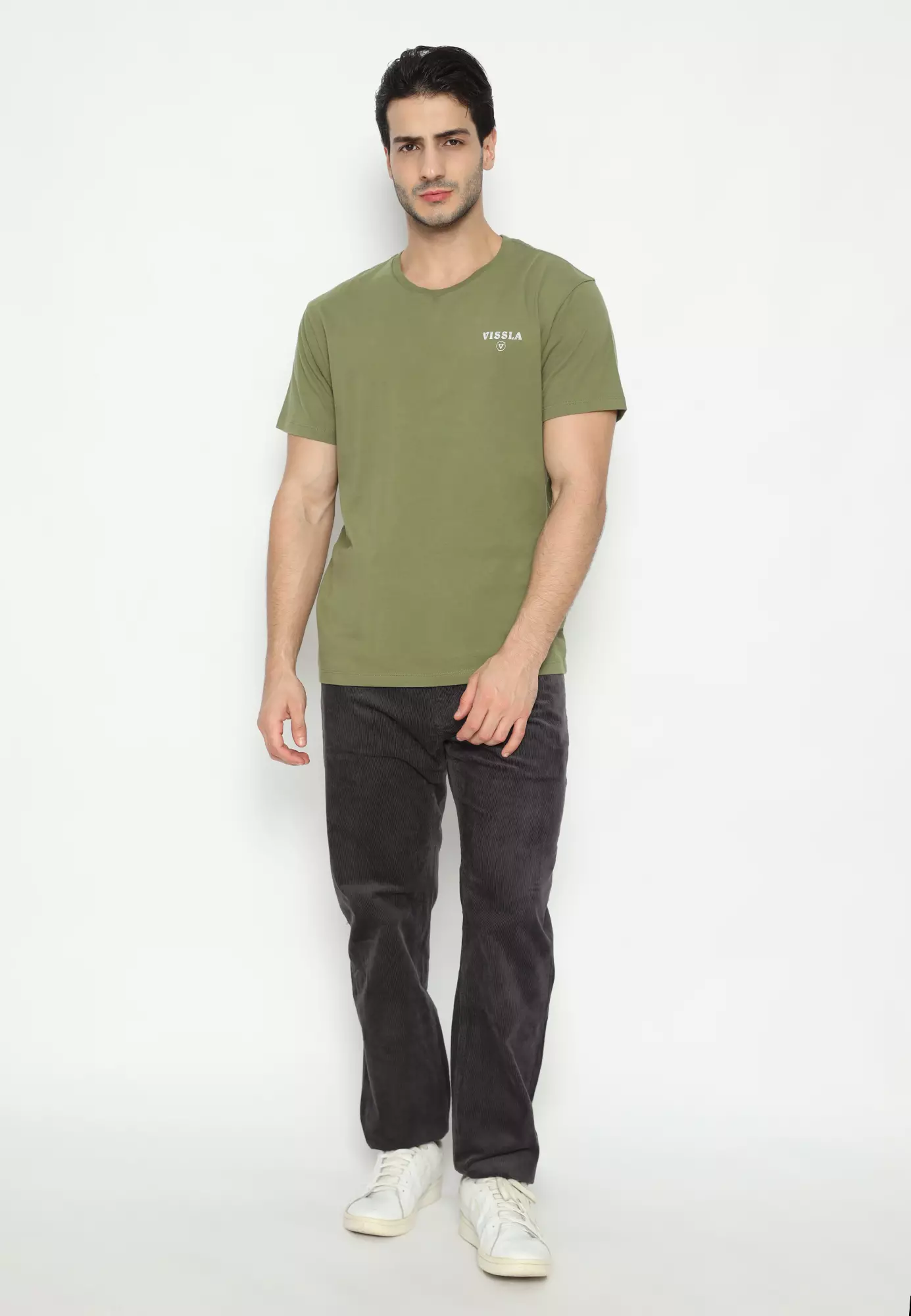 VISSLA SERPENTS COMIC WASH SS TEE CHOCOLATE