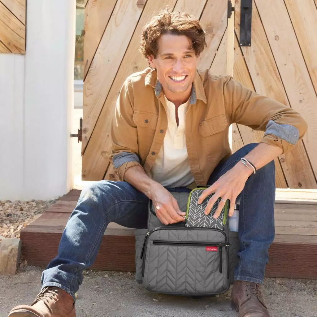 Skip Hop Kids Forma Backpack Diaper Bag Camel - Tas Popok Bayi