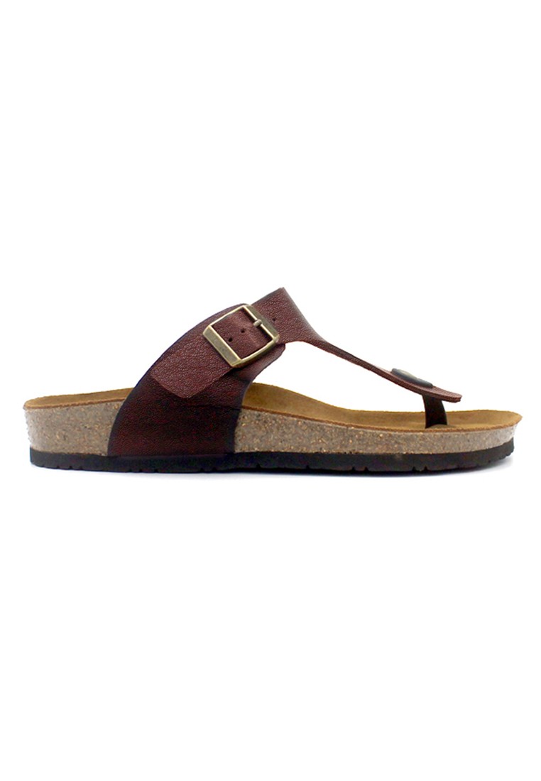 Rome - Red Leather Sandals & Flip Flops