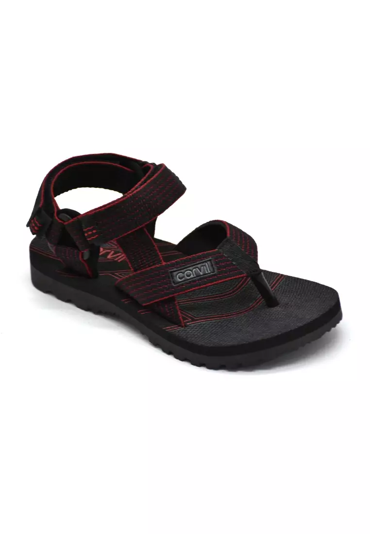 Carvil Sandal Gunung Anak Mountero-GT Black/Red
