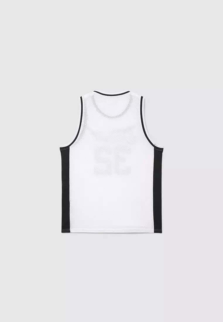 Men's Basketball Print Mesh Tank Top