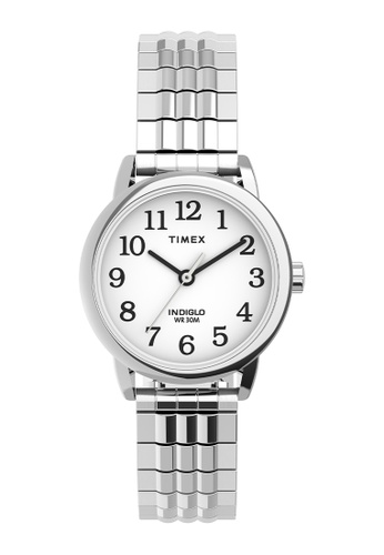 Buy Timex Timex Easy Reader® 25mm Stainless Steel Expansion Band Watch with  Perfect Fit - Silver-Tone (TW2V05800) 2023 Online | ZALORA Singapore