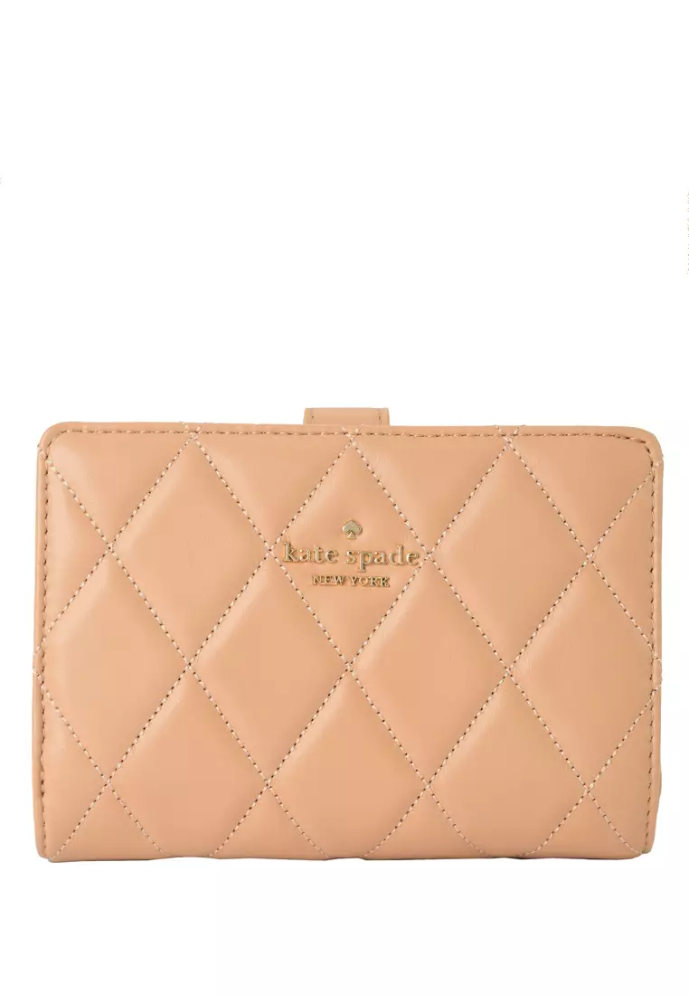 Kate Spade Carey Medium Compartment Bifold Wallet Tiramisu