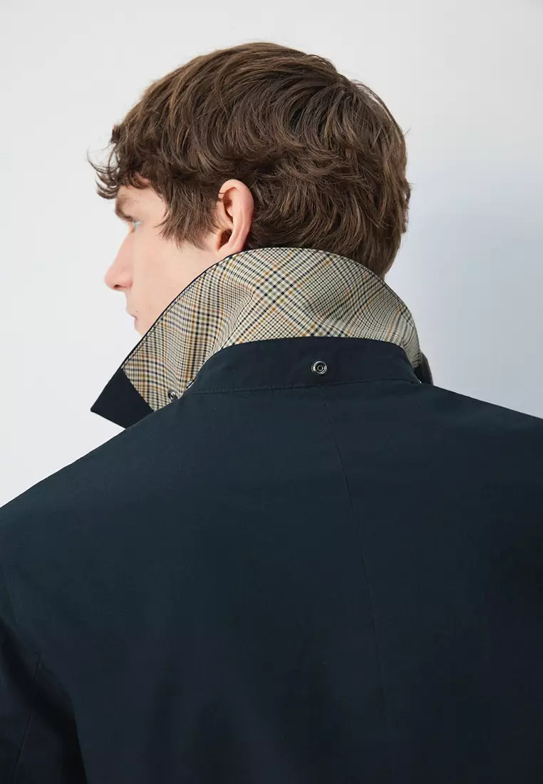 Water-Repellent Parka Jacket With Removable Hood