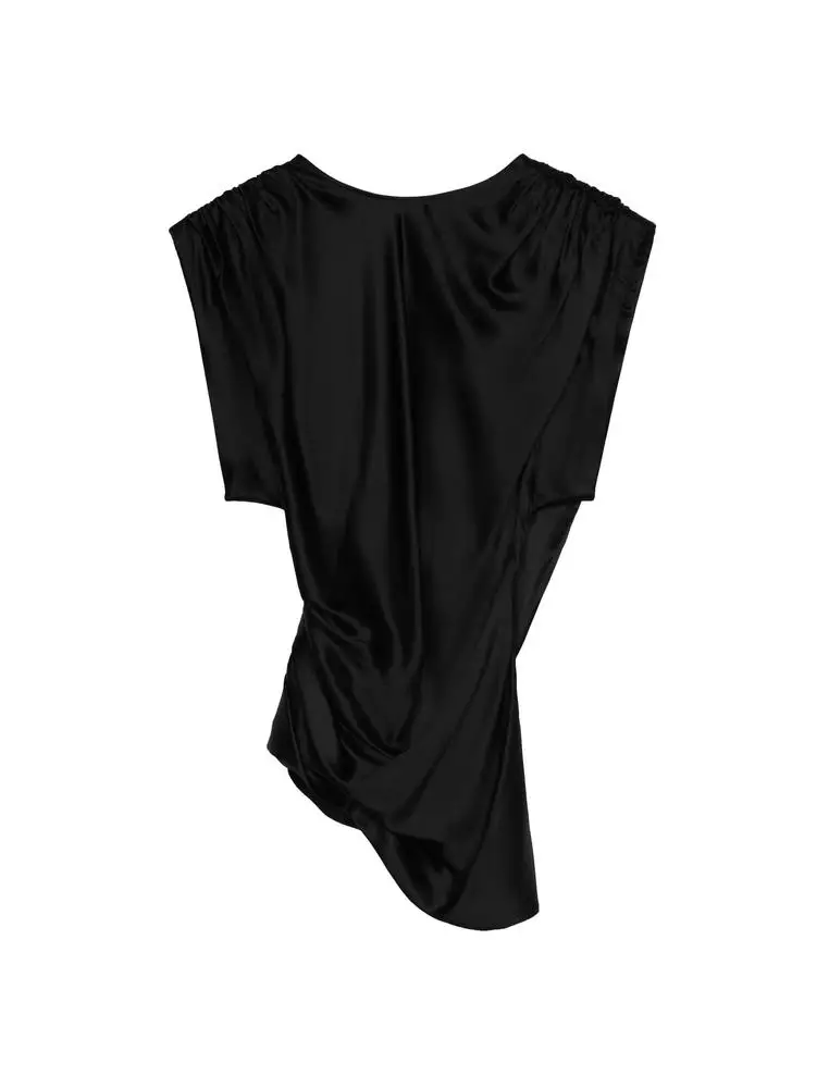 JNBY Women's Slim Sleeveless Round Neck Top