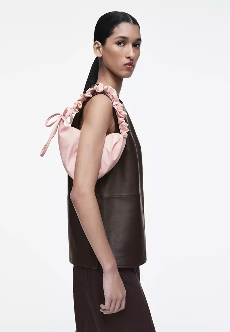 Ruffle Shoulder Bag