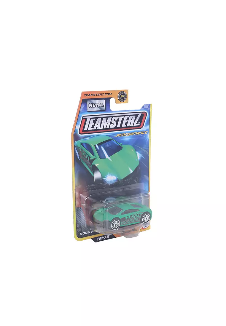 Mainan Anak Mobil Teamsterz Diecast Type H Mobil Balap Hijau TM-7B