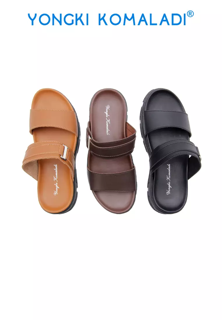 [ ORIGINAL ] YONGKI KOMALADI SANDAL OL-ESRF464-22 COFFEE