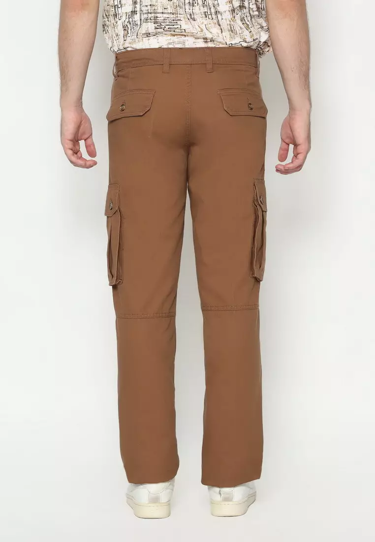 RBJ Celana Cargo Panjang Regular Fit Cotton Premium Pria