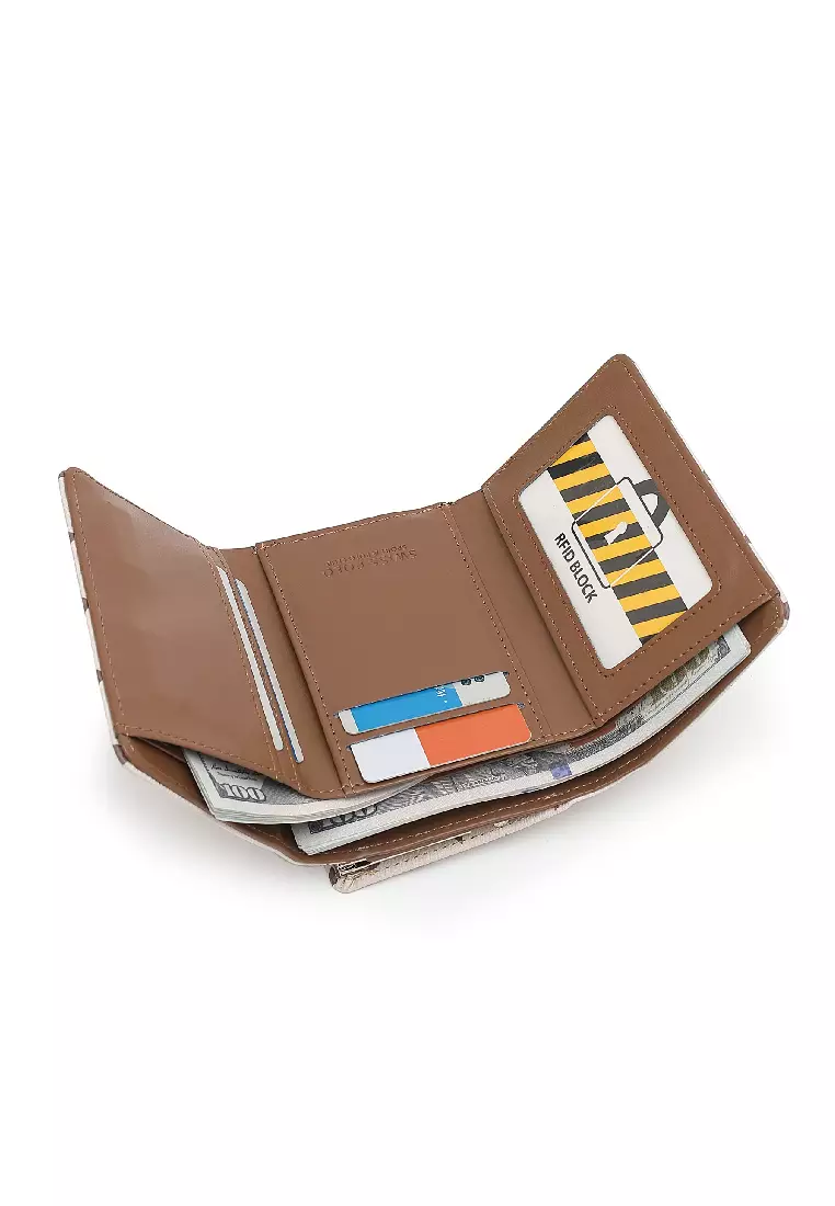 Women's Monogram Purse / Wallet - Brown