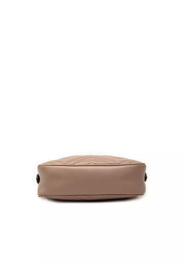 Pre-Loved Gucci Small Gg Marmont Matelasse Leather Crossbody