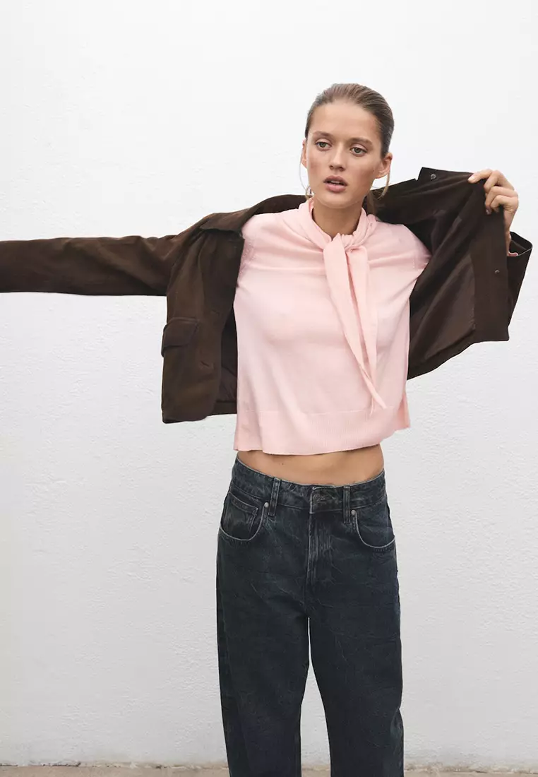 Turtleneck Sweater With Knot