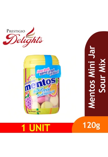 Prestigio Delights Mentos Mini Jar Sour Mix 120g 6A91EESB1FEB10GS_1