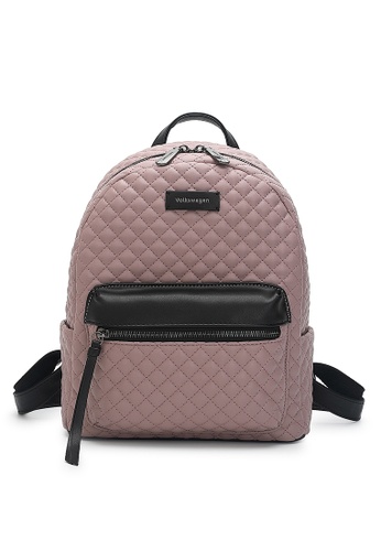 Volkswagen pink Women's Backpack - Pink 968E5AC171CCECGS_1
