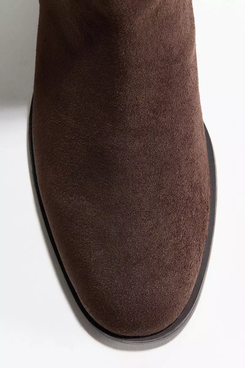 Strap-detail boots