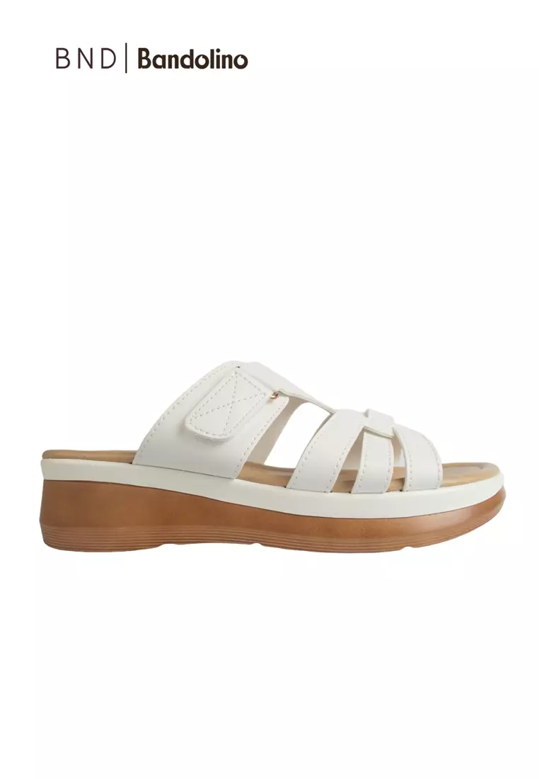 Discount on Bandolino  shoes - SKU: Bnd - Bandolino Inna Wedges 22220 White