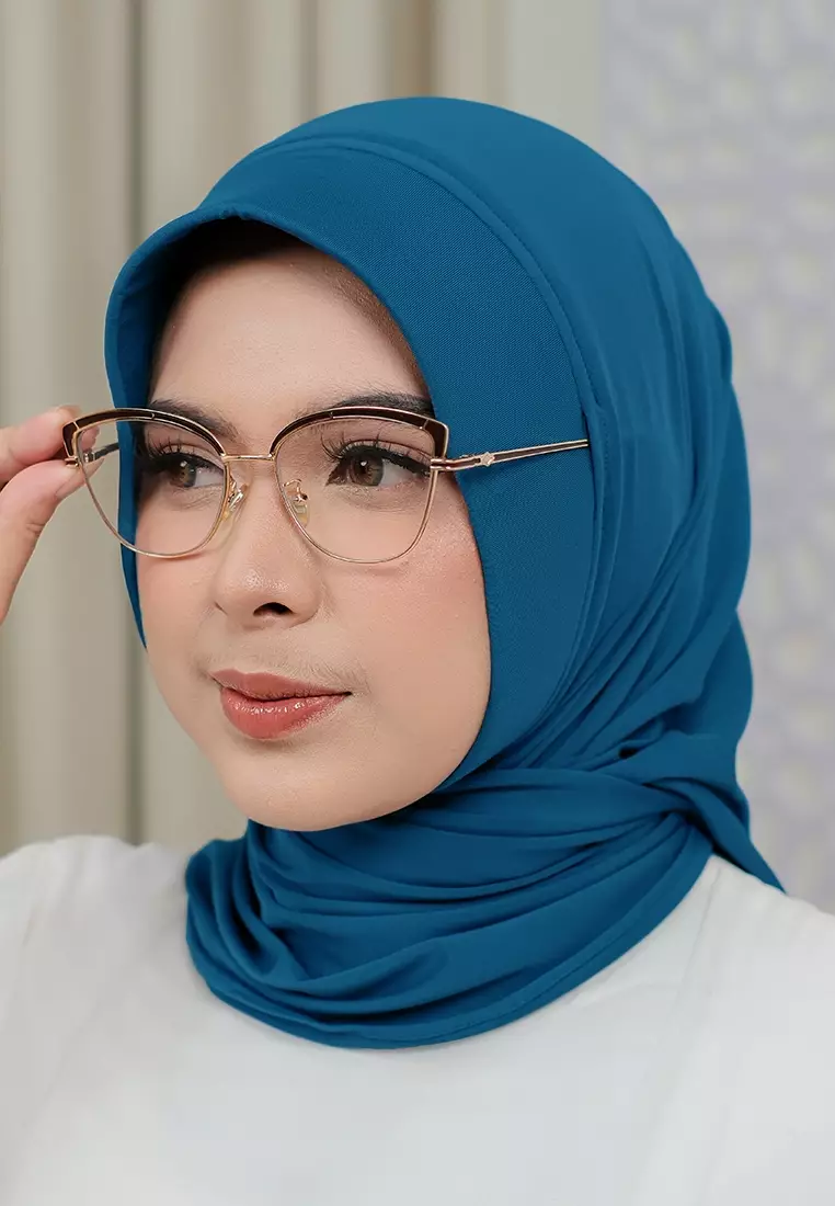 HIJAB INSTAN SOFTPAD AMEENA - TURQUOISE