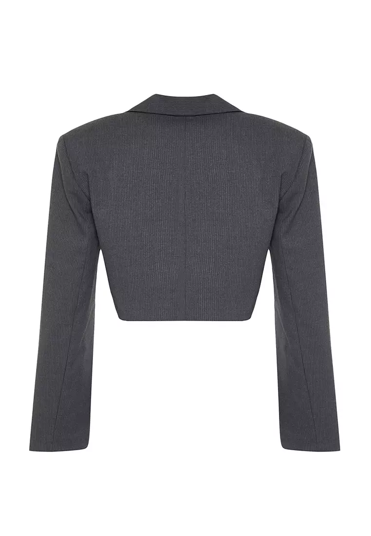 Buy Trendyol Cropped Blazer 2025 Online ZALORA