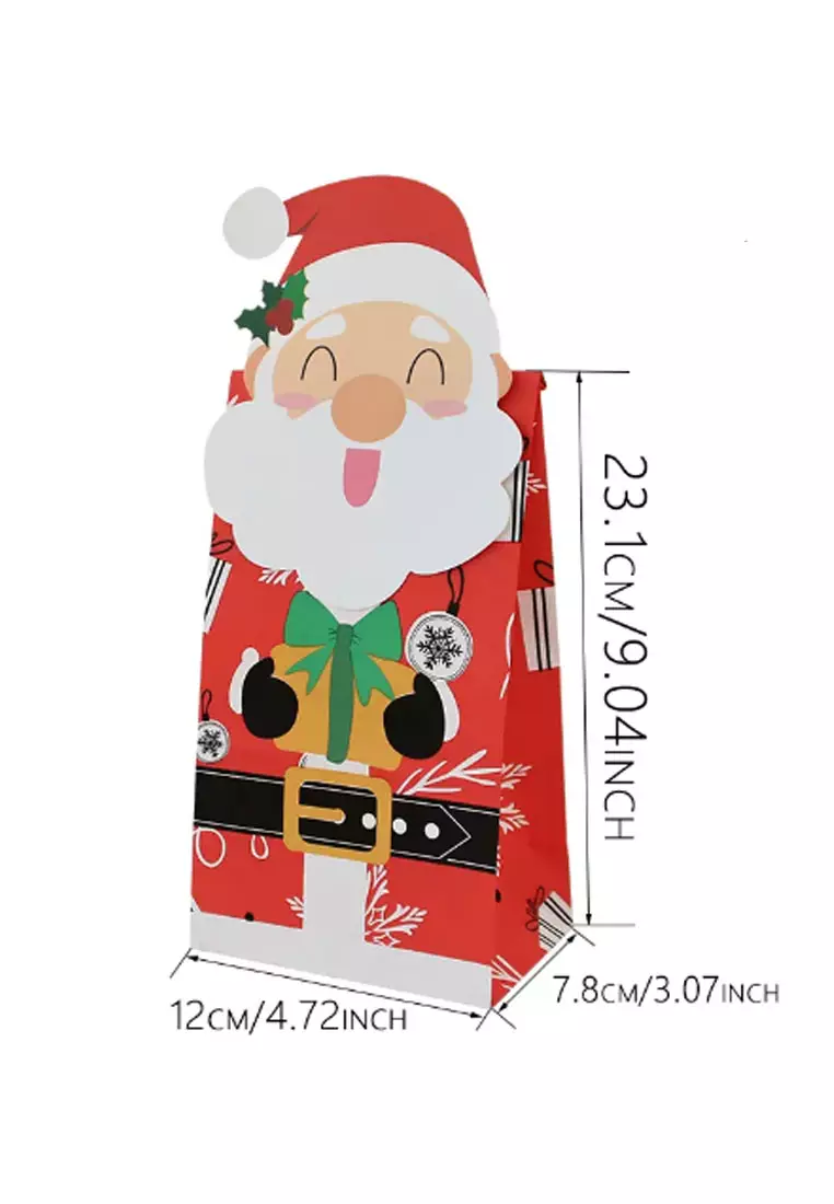 Buy Kiddie Cave 12 pcs Christmas Theme Loot Bag Assorted Design Party