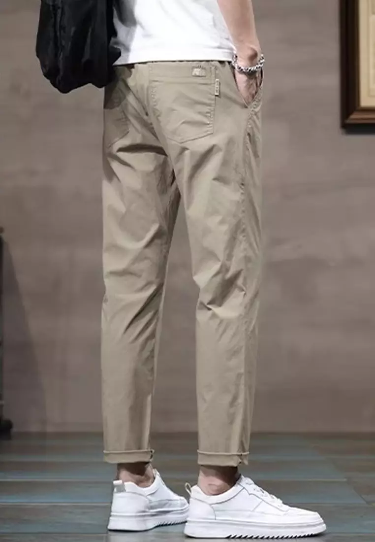 Elasticated Waist Slim Pants