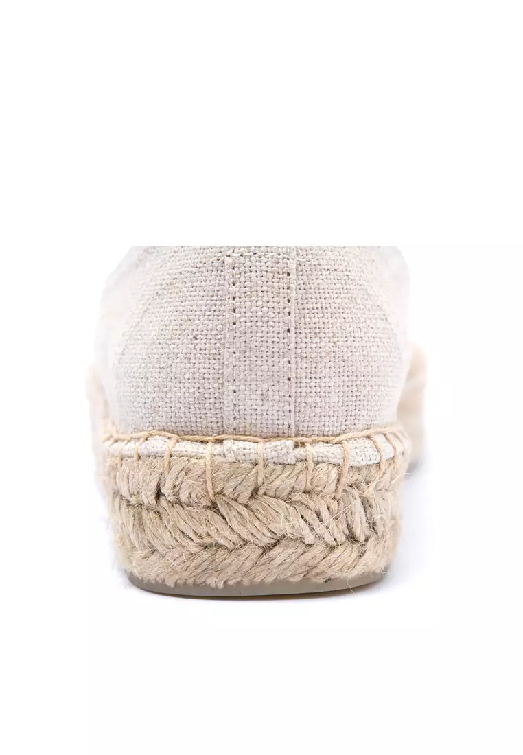 Platform Embroidered Canvas Espadrilles HB6105