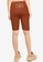 Public Desire brown Graphic Cycle Shorts 8E085AAD10AEBEGS_1