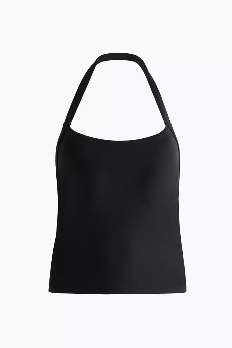Halterneck sports vest top with SoftMove™