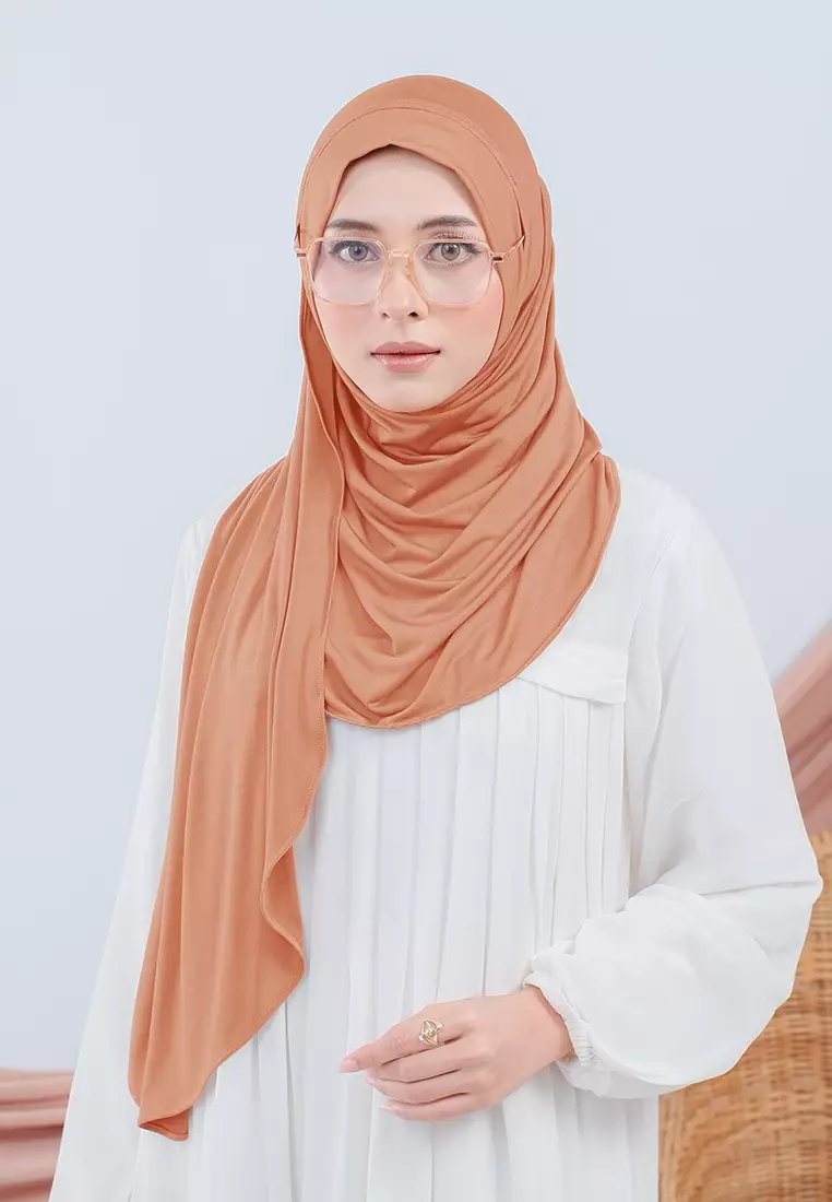 HIJAB INSTAN FAYZA - ORANGE