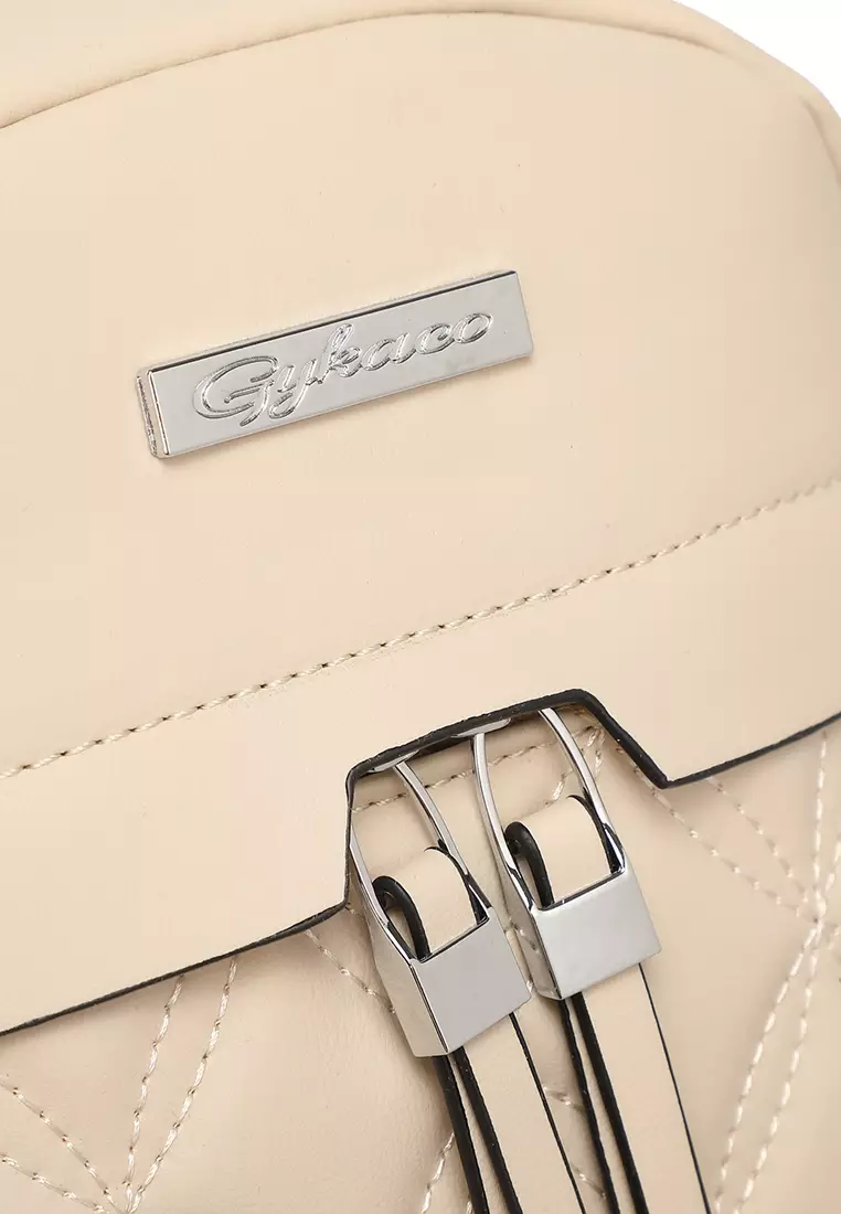 GYKACO MISHA Beige - Tas Ransel Wanita - Fashion Backpack (IMPORT)