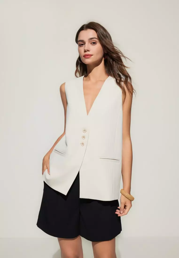 G2000 Crepe Knit Waistcoat