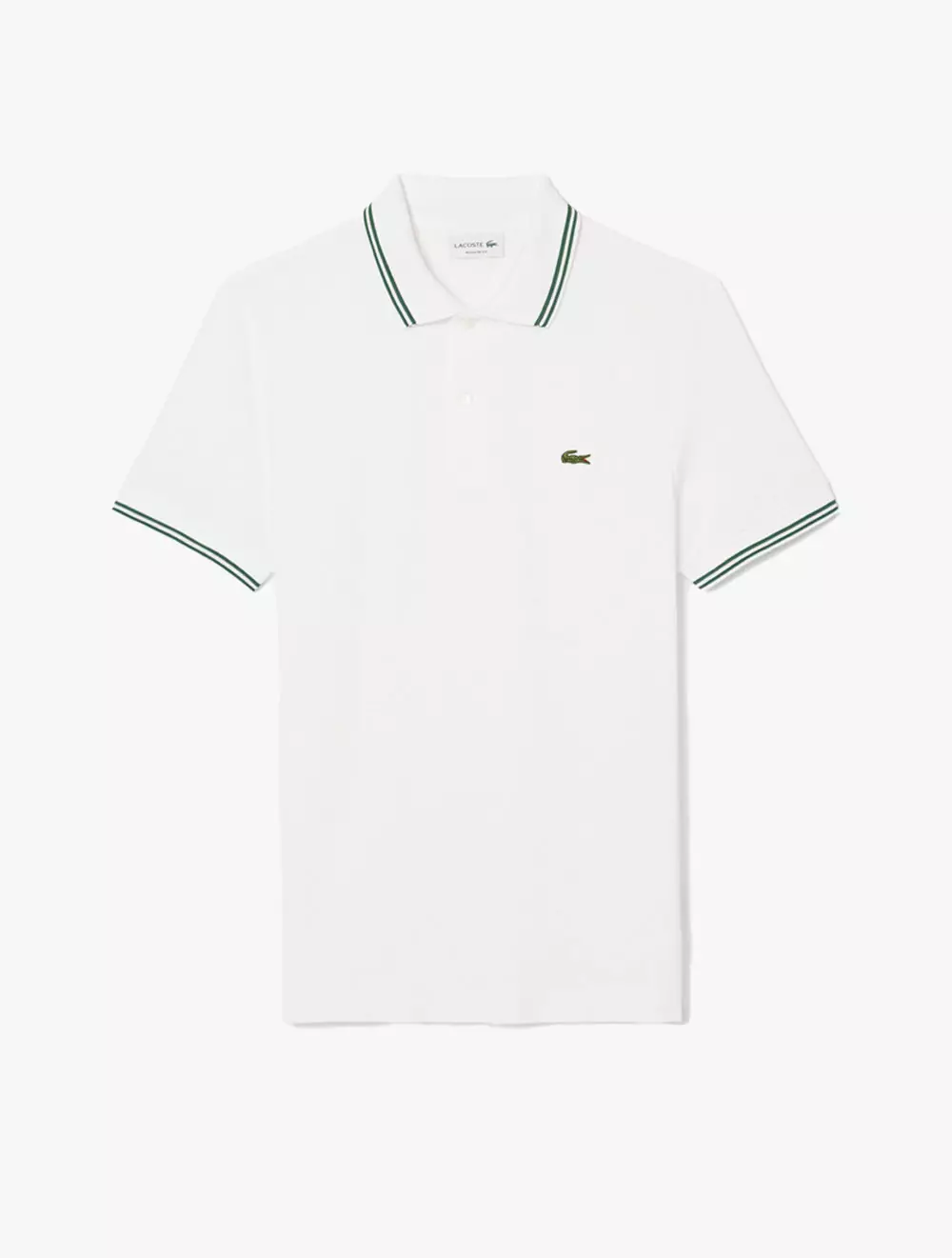 Regular Fit L.12.12 Petit Piqué Polo Shirt - White